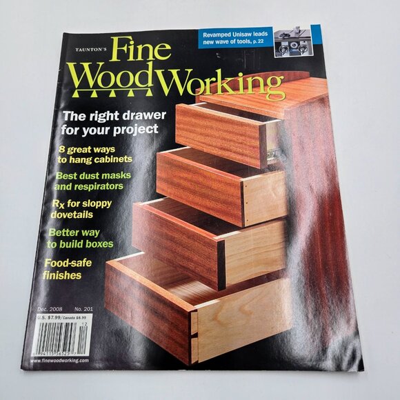 Tauton’s Fine Woodworking Magazine Lot February April June August October Decemb - Picture 6 of 14